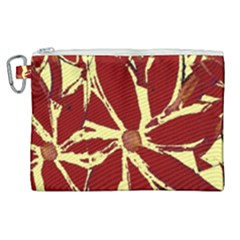 Flowery Fire Canvas Cosmetic Bag (xl) by Janetaudreywilson