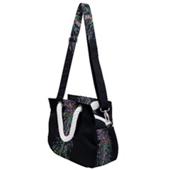 Galaxy Space Rope Handles Shoulder Strap Bag by Sabelacarlos