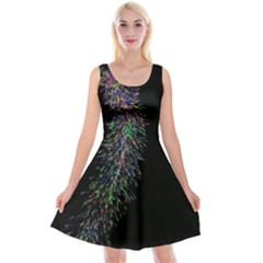 Galaxy Space Reversible Velvet Sleeveless Dress