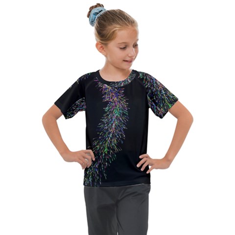 Galaxy Space Kids  Mesh Piece Tee by Sabelacarlos