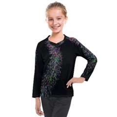 Galaxy Space Kids  Long Mesh Tee