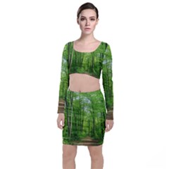 In The Forest The Fullness Of Spring, Green, Top And Skirt Sets by MartinsMysteriousPhotographerShop