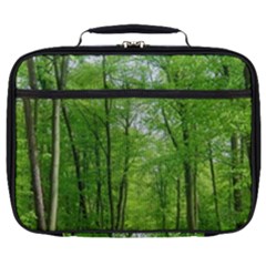 In The Forest The Fullness Of Spring, Green, Full Print Lunch Bag by MartinsMysteriousPhotographerShop