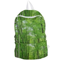 In The Forest The Fullness Of Spring, Green, Foldable Lightweight Backpack by MartinsMysteriousPhotographerShop