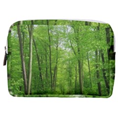 In The Forest The Fullness Of Spring, Green, Make Up Pouch (medium)