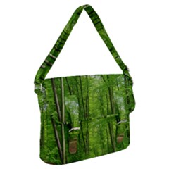 In The Forest The Fullness Of Spring, Green, Buckle Messenger Bag by MartinsMysteriousPhotographerShop