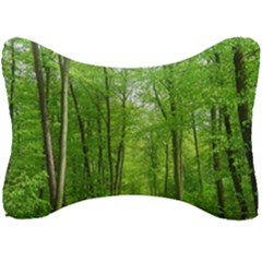 In The Forest The Fullness Of Spring, Green, Seat Head Rest Cushion