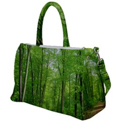 In The Forest The Fullness Of Spring, Green, Duffel Travel Bag by MartinsMysteriousPhotographerShop