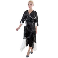 1561332777124 Copy 3072x4731 1 Quarter Sleeve Wrap Front Maxi Dress by Sabelacarlos