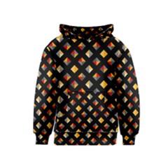 Geometric Diamond Tile Kids  Pullover Hoodie by tmsartbazaar