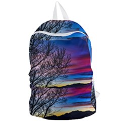 Sunset Landscape Scene, San Juan Province, Argentina003 Foldable Lightweight Backpack by dflcprintsclothing