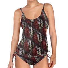 Abstract Zigzag Motif Tankini Set by tmsartbazaar