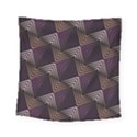 Zigzag Motif Design Square Tapestry (Small) View1