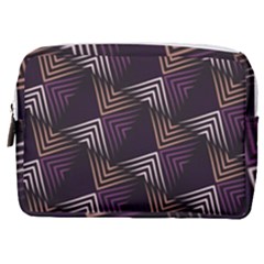 Zigzag Motif Design Make Up Pouch (medium) by tmsartbazaar