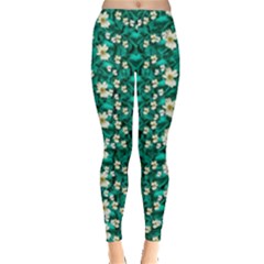 Cherry Blossom Forest Of Peace And Love Sakura Leggings  by pepitasart