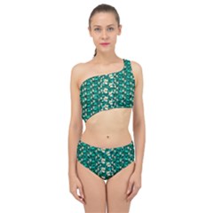 Cherry Blossom Forest Of Peace And Love Sakura Spliced Up Two Piece Swimsuit by pepitasart