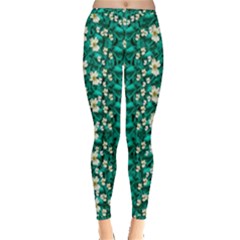 Cherry Blossom Forest Of Peace And Love Sakura Inside Out Leggings