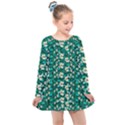 Cherry Blossom Forest Of Peace And Love Sakura Kids  Long Sleeve Dress View1