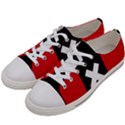 Vertical Amsterdam Flag Women s Low Top Canvas Sneakers View2