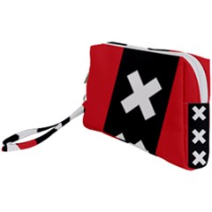 Vertical Amsterdam Flag Wristlet Pouch Bag (small) by abbeyz71