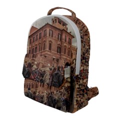 Piazza Di Spagna, Rome Italy Flap Pocket Backpack (large) by dflcprintsclothing