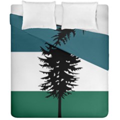 Flag Of Cascadia  Duvet Cover Double Side (california King Size) by abbeyz71