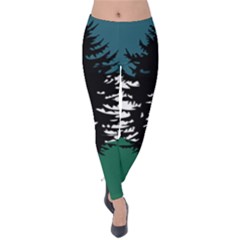 Flag Of Cascadia  Velvet Leggings by abbeyz71