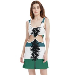 Flag Of Cascadia  Velvet Cutout Dress by abbeyz71