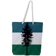 Flag Of Cascadia  Full Print Rope Handle Tote (large) by abbeyz71