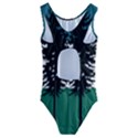 Flag of Cascadia  Kids  Cut-Out Back One Piece Swimsuit View2