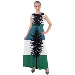 Flag Of Cascadia  Chiffon Mesh Boho Maxi Dress by abbeyz71