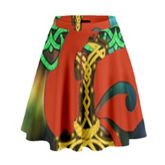 Ragnarok Dragon Monster High Waist Skirt