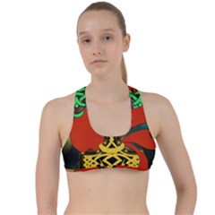 Ragnarok Dragon Monster Criss Cross Racerback Sports Bra by HermanTelo