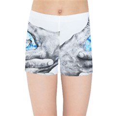 Hands Horse Hand Dream Kids  Sports Shorts by HermanTelo
