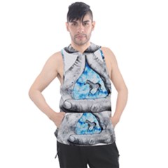 Hands Horse Hand Dream Men s Sleeveless Hoodie