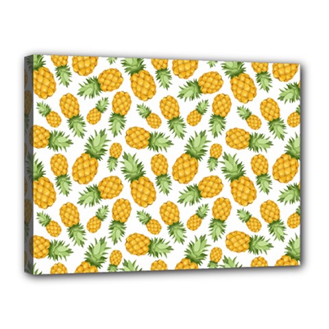 Pineapples Canvas 16  X 12  (stretched) by goljakoff