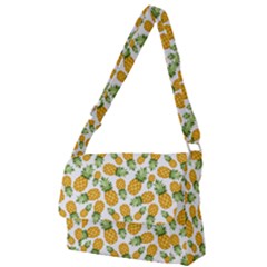 Pineapples Full Print Messenger Bag (l) by goljakoff