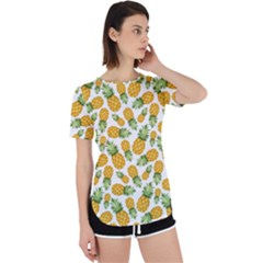 Pineapples Perpetual Short Sleeve T-shirt by goljakoff