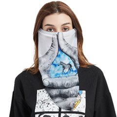 Hands Horse Hand Dream Face Covering Bandana (triangle) by HermanTelo