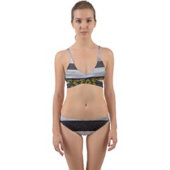 Asphalt Begin Bright Expectation Wrap Around Bikini Set by HermanTelo