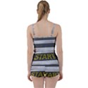 Asphalt Begin Bright Expectation Tie Front Two Piece Tankini View2