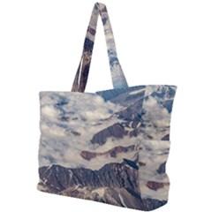 Andes Mountains Aerial View, Chile Simple Shoulder Bag by dflcprintsclothing