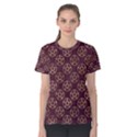 Golden Pentagram Women s Cotton Tee View1