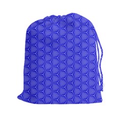 Blue-monday Drawstring Pouch (2xl) by roseblue