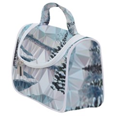 Winter Landscape Low Poly Polygons Satchel Handbag by HermanTelo