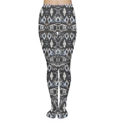 Modern Tribal Geometric Print Tights by dflcprintsclothing