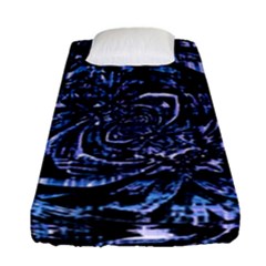 Fractal Madness Fitted Sheet (single Size) by MRNStudios