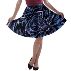 Fractal Madness A-line Skater Skirt