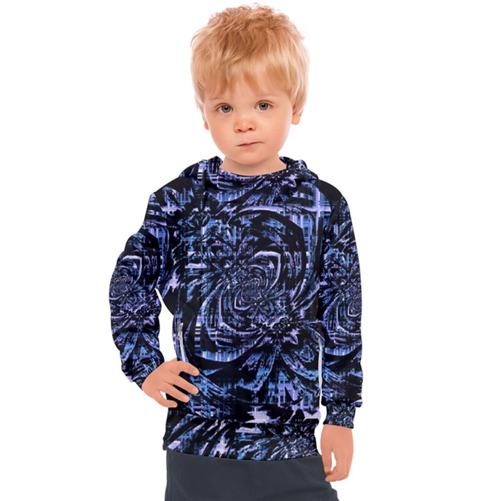 Fractal Madness Kids  Hooded Pullover