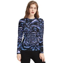 Fractal Madness Women s Long Sleeve Rash Guard by MRNStudios